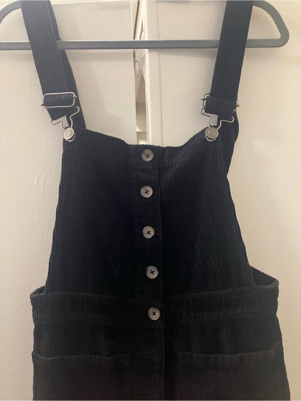 Reformation Womens Cassidy Black Corduroy Overalls Size 4 New Without Tags. - Picture 5 of 6